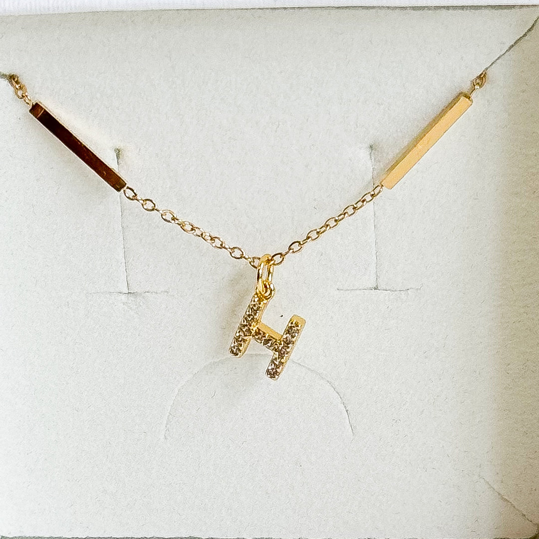 Zilan initial necklace