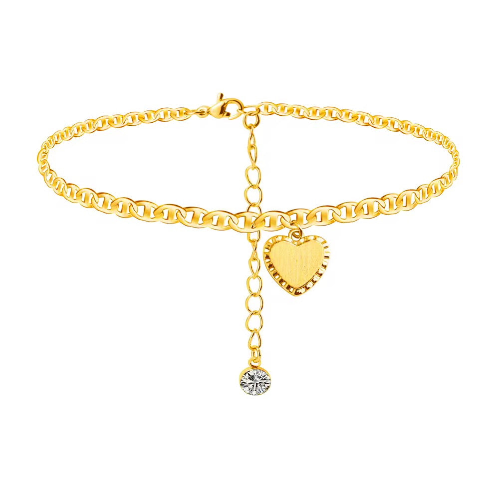 Dilin bracelet heart engravable