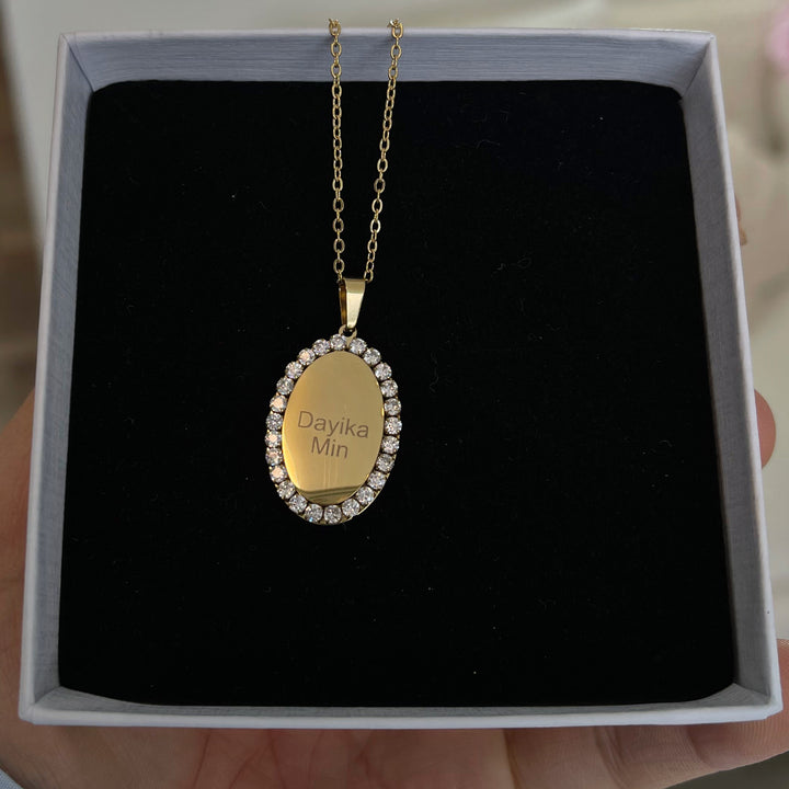 Mom necklace gold