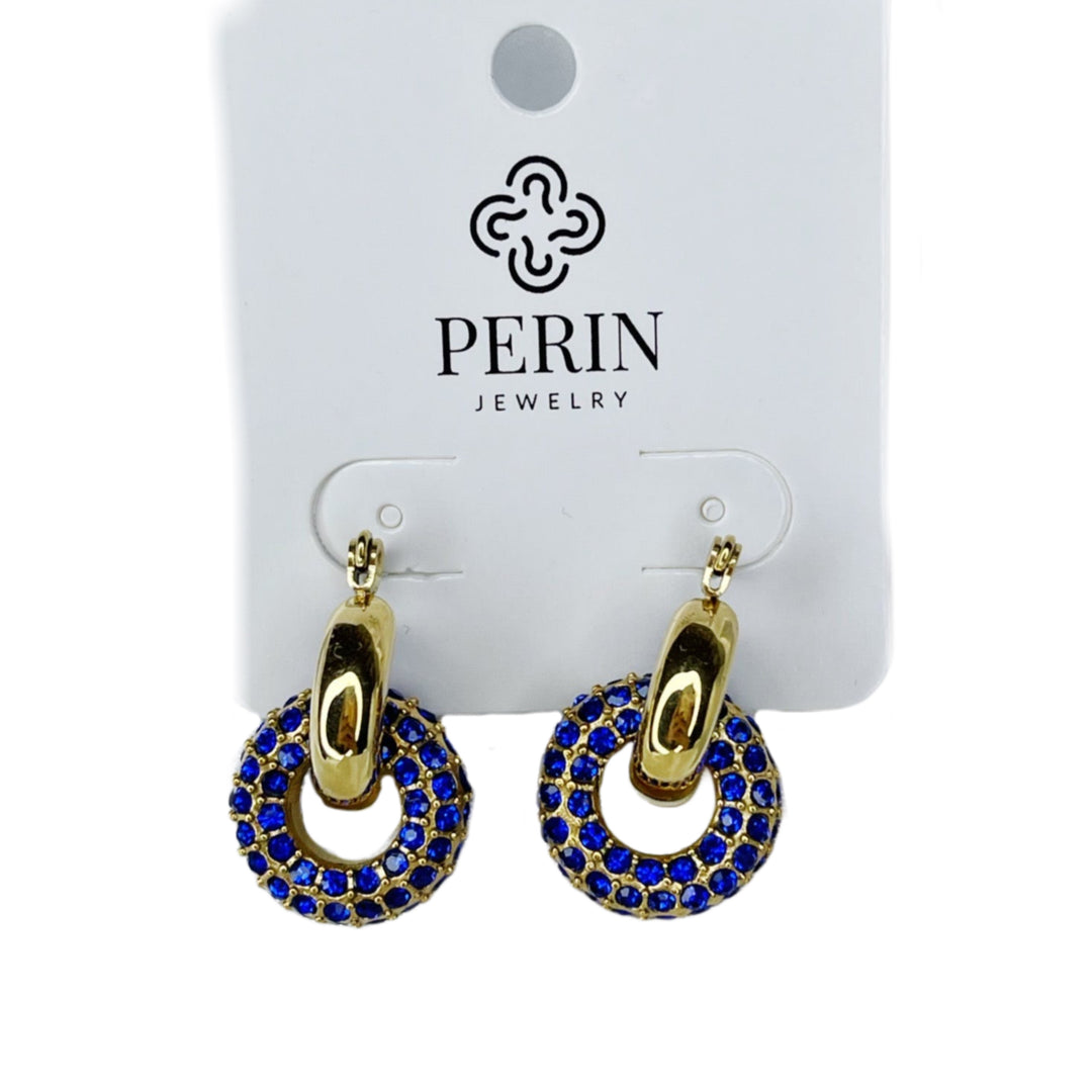 Melda earrings blue