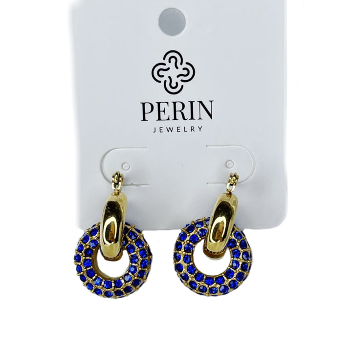 Melda earrings blue