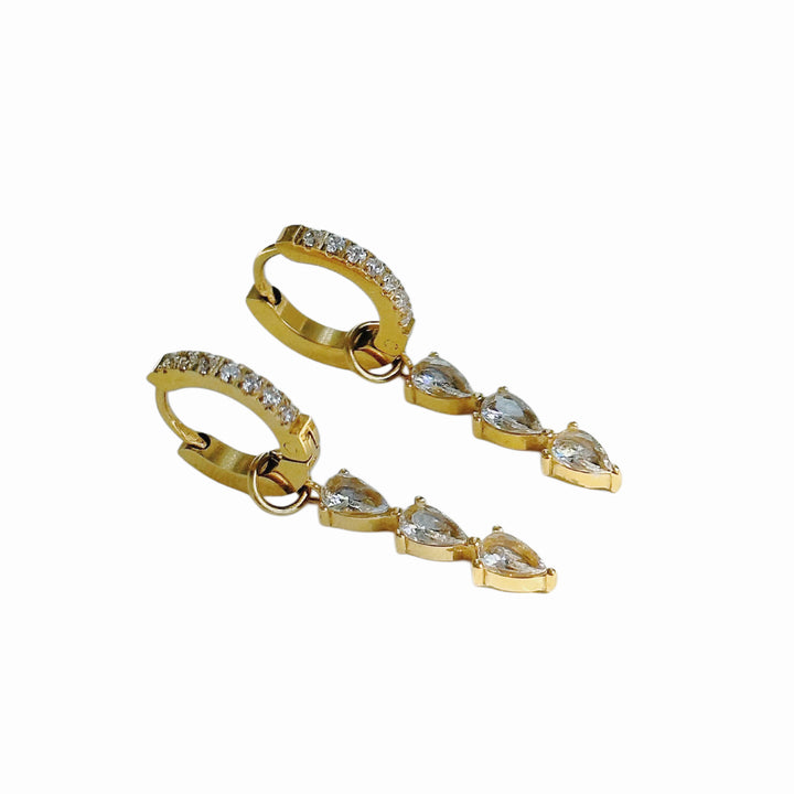 Rundik earrings gold