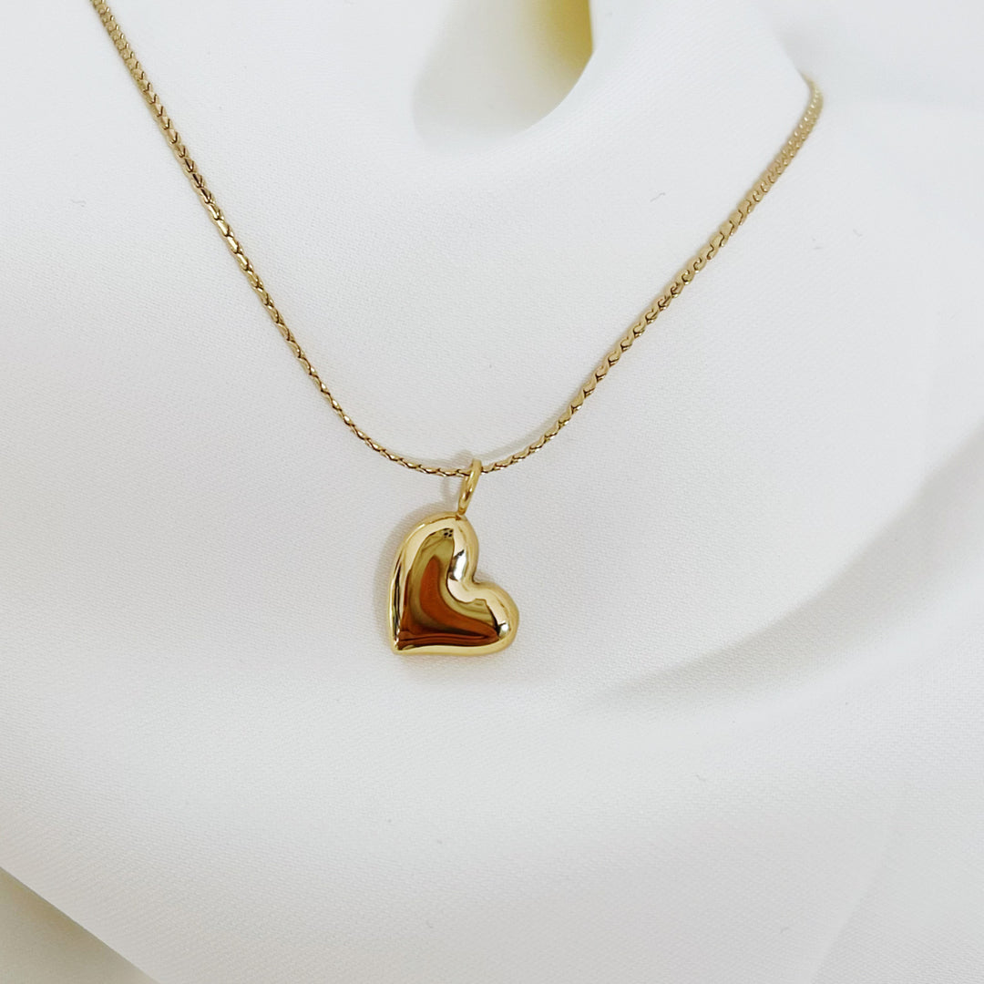 Mini heart engravable necklace