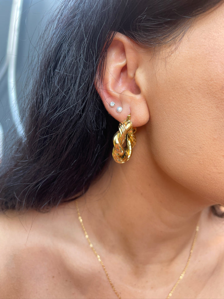 Delal earrings gold
