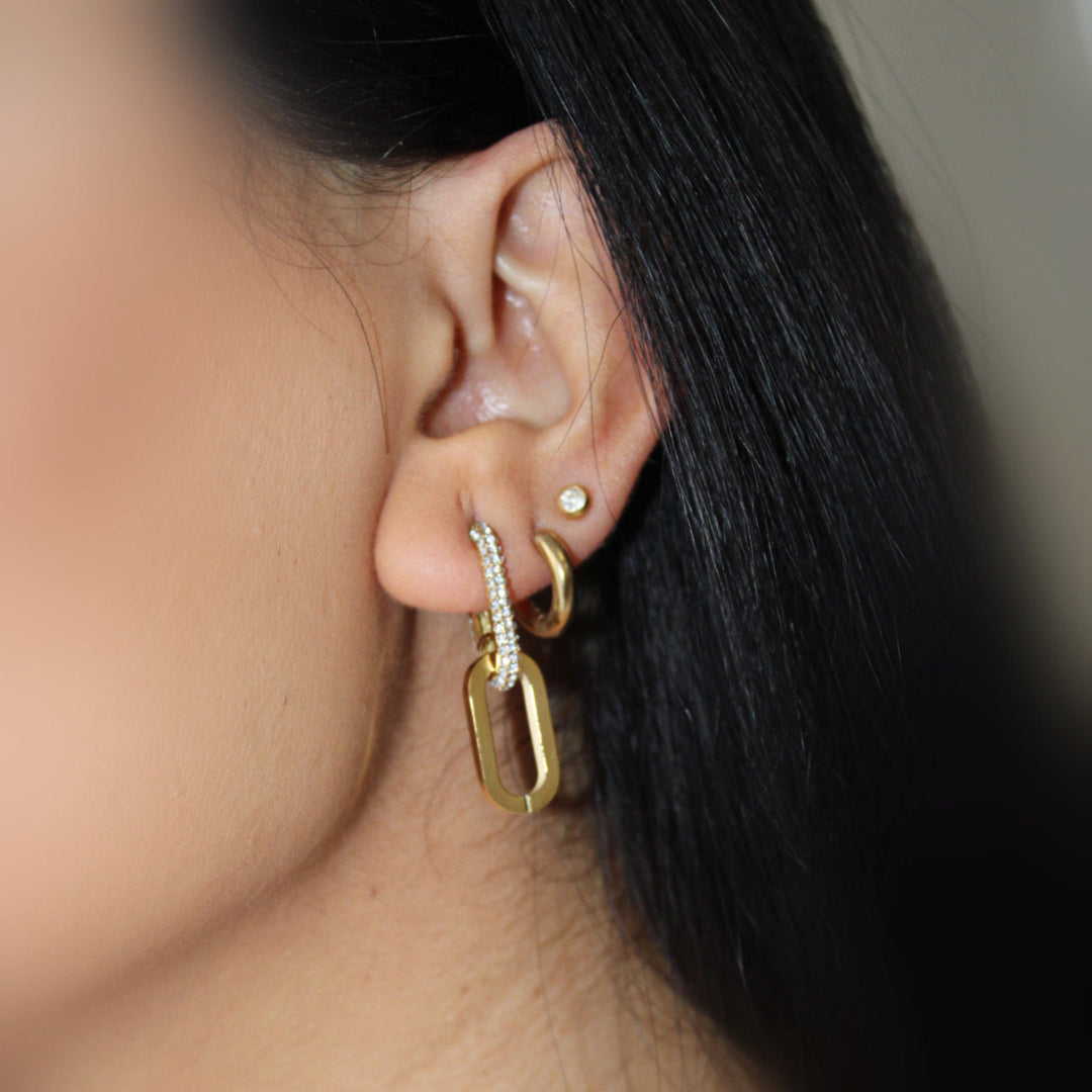 Stella earrings gold