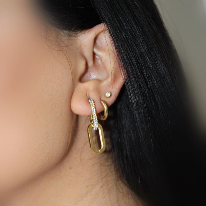 Stella earrings gold