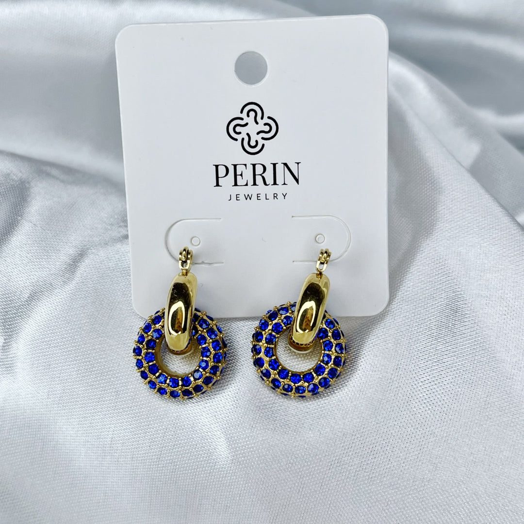 Melda earrings blue